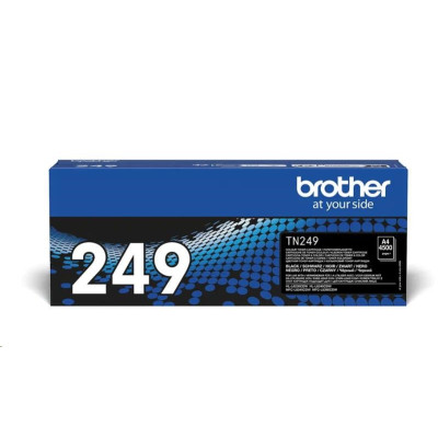 Originální toner Brother TN-249Bk, černý, 4500 stran, XXL