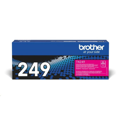 Originální toner Brother TN-249M, purpurový, 4000 stran, XXL