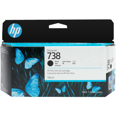 Originální inkoust HP 498N4A (738), černý, 130 ml