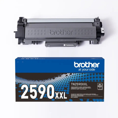 Originální toner Brother TN-2590XXL, černý, 5000 stran