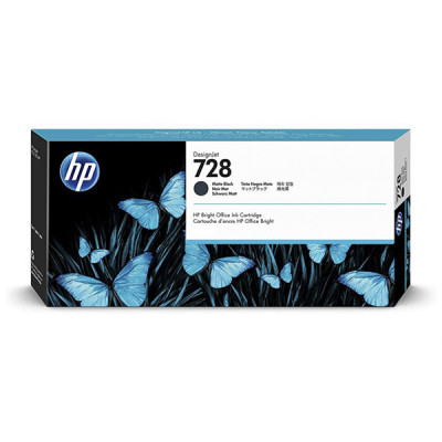 Originální inkoust HP 3WX25A (728), matně černý, 130 ml