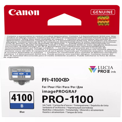 Originální inkoust Canon PFI-4100B (6786C001), modrý, 80 ml