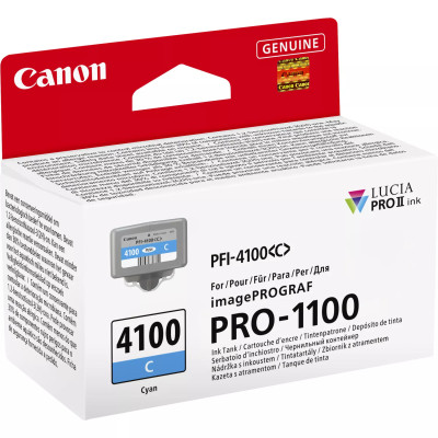 Originální inkoust Canon PFI-4100C (6778C001), azurový, 80 ml