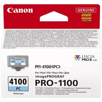 Originální inkoust Canon PFI-4100PC (6781C001), photo azurový, 80 ml