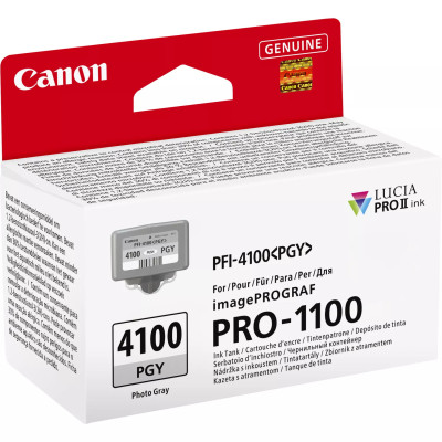 Originální inkoust Canon PFI-4100PGY (6784C001), photo šedý, 80 ml