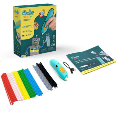 3Doodler 3D Pero Start+ a 72 náplní + 12 šablon