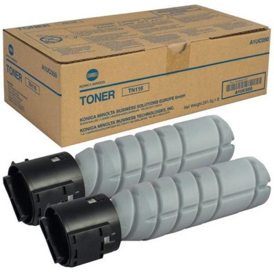 Originální toner Konica Minolta TN-116K (A1UC050), černý, 2 × 11000 stran, 2-pack