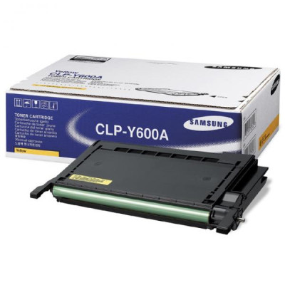 Originální toner Samsung CLP-Y600A, žlutý, 4000 stran