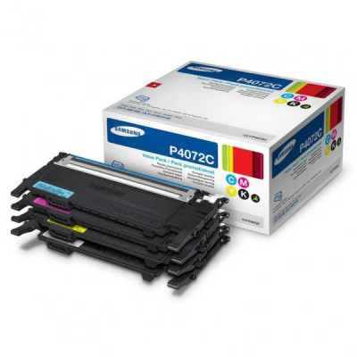 Originální toner Samsung CLT-P4072C (SU382A), CMYK, 3 × 1000 + 1500 stran, 4-pack