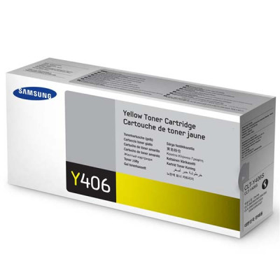 Originální toner Samsung CLT-Y406S (SU462A), žlutý, 1000 stran