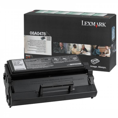 Originální toner Lexmark 08A0478, černý, 6000 stran