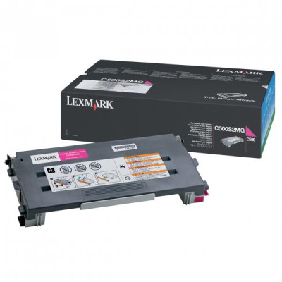 Originální toner Lexmark C500S2MG, purpurový, 1500 stran