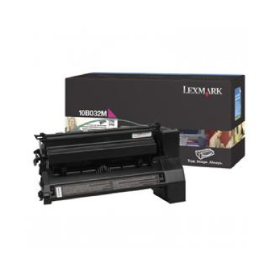 Originální toner Lexmark 10B032M, purpurový, 15000 stran