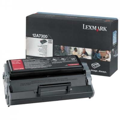 Originální toner Lexmark 12A7300, černý, 3000 stran