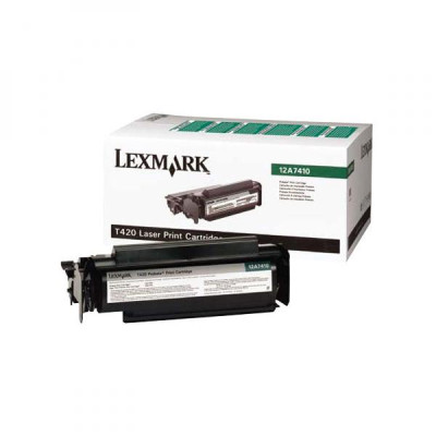 Originální toner Lexmark 12A7410, černý, 5000 stran