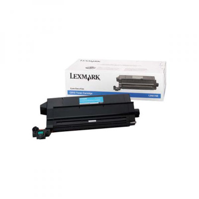 Originální toner Lexmark 12N0768, azurový, 14000 stran