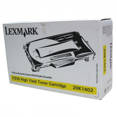 Originální toner Lexmark 20K1402, žlutý, 6600 stran