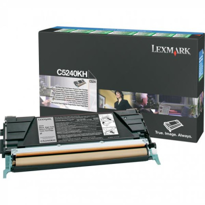 Originální toner Lexmark C5240KH, černý, 8000 stran