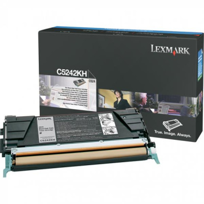 Originální toner Lexmark C5242KH, černý, 8000 stran