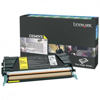 Originální toner Lexmark C5340YX, žlutý, 7000 stran