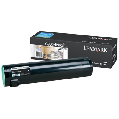 Originální toner Lexmark C930H2KG, černý, 38000 stran