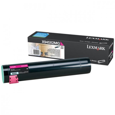 Originální toner Lexmark X945X2M, purpurový, 22000 stran