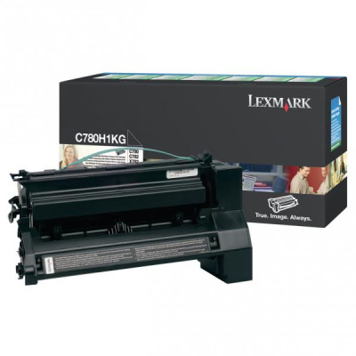 Originální toner Lexmark C780H1KG, černý, 10000 stran