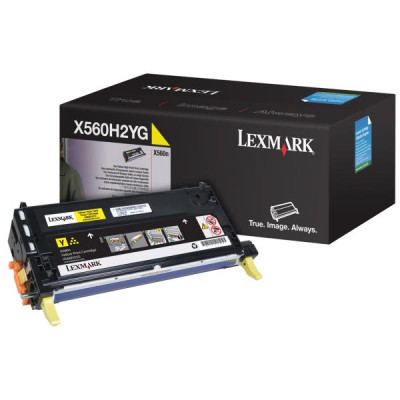 Originální toner Lexmark X560H2YG, žlutý, 10000 stran