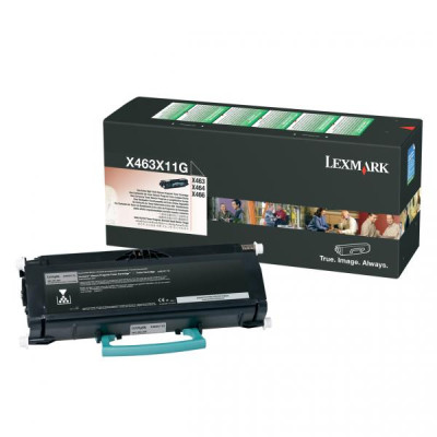 Originální toner Lexmark X463X11G (X463X21G, X463X31G), černý, 15000 stran