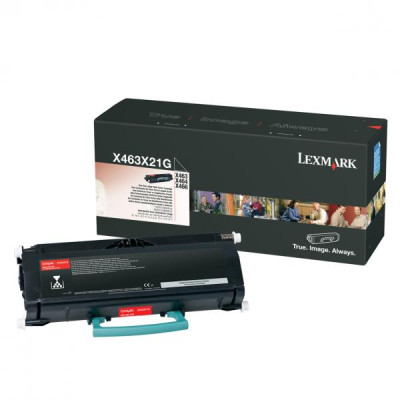 Originální toner Lexmark X463X21G, černý, 15000 stran