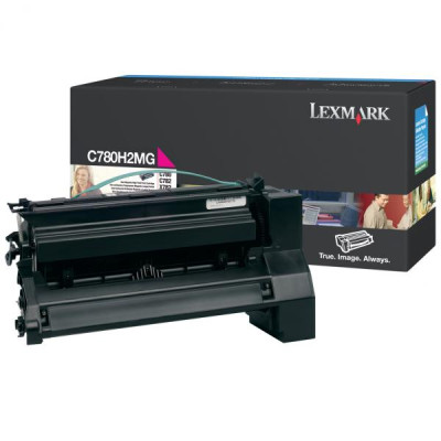 Originální toner Lexmark C780H2MG, purpurový, 10000 stran