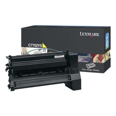 Originální toner Lexmark C7702YS, žlutý, 6000 stran