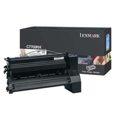 Originální toner Lexmark C7702KH, černý, 10000 stran