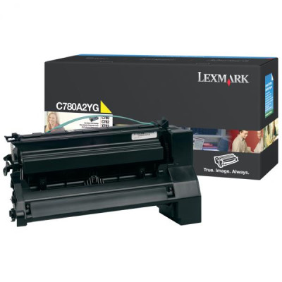 Originální toner Lexmark C780A2YG, žlutý, 6000 stran