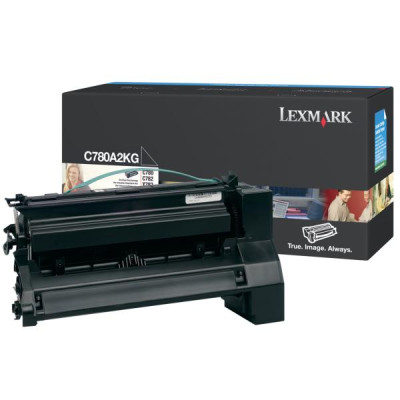 Originální toner Lexmark C780A2BG, černý, 6000 stran