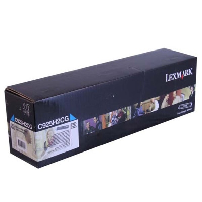 Originální toner Lexmark C925H2CG, azurový, 7500 stran