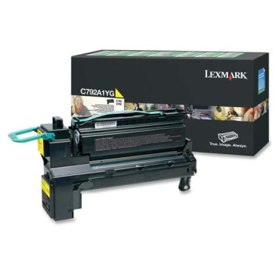 Originální toner Lexmark C792A1YG, žlutý, 6000 stran