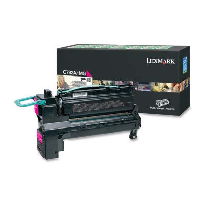 Originální toner Lexmark C792A1MG, purpurový, 6000 stran