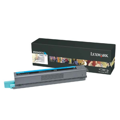 Originální toner Lexmark X925H2CG, azurový, 7500 stran