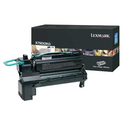 Originální toner Lexmark X792X2KG, černý, 20000 stran