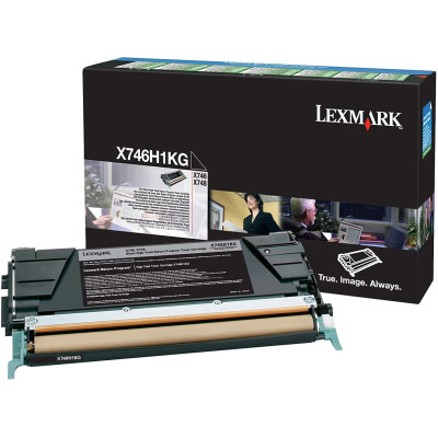 Originální toner Lexmark X746H1KG, černý, 12000 stran