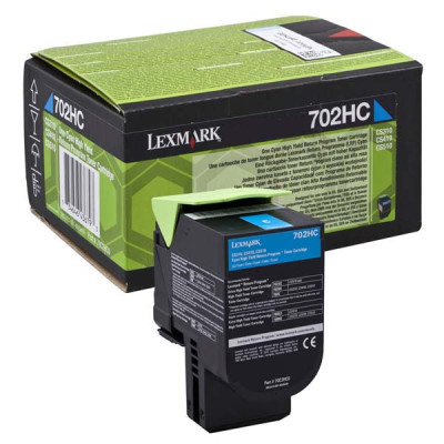 Originální toner Lexmark 70C2HC0 (70C2HCE), azurový, 3000 stran