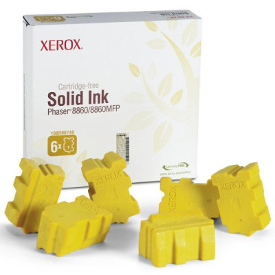 Originální toner Xerox 108R00819, žlutý, 14000 stran, 6-pack