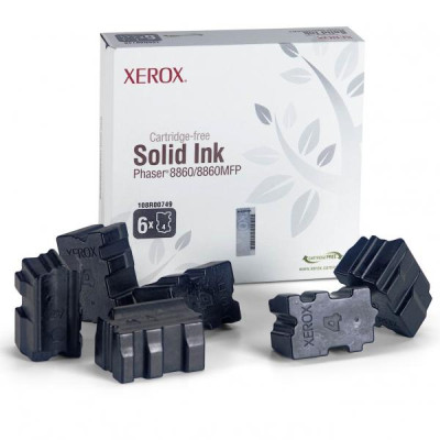 Originální toner Xerox 108R00749, černý, 6-pack