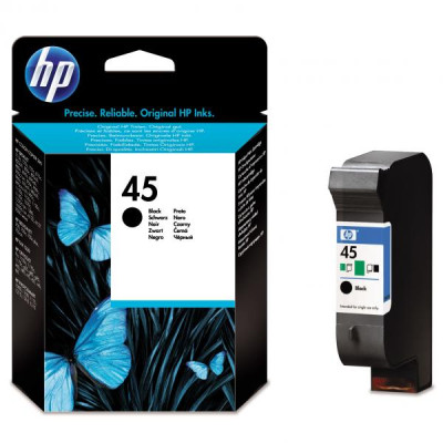 Originální inkoust HP 51645GE (45), černý, 21 ml