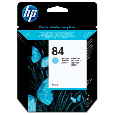 Originální inkoust HP C5017A (84), světle azurový, 69 ml