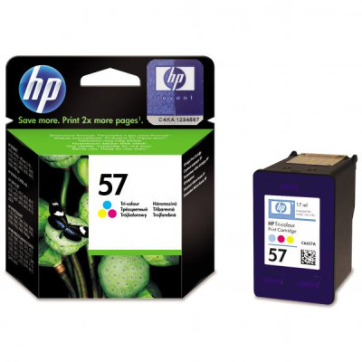 Originální inkoust HP C6657AE (57), barevný, 17 ml