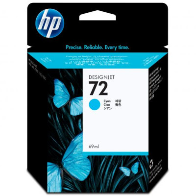 Originální inkoust HP C9398A (72), azurový, 69 ml