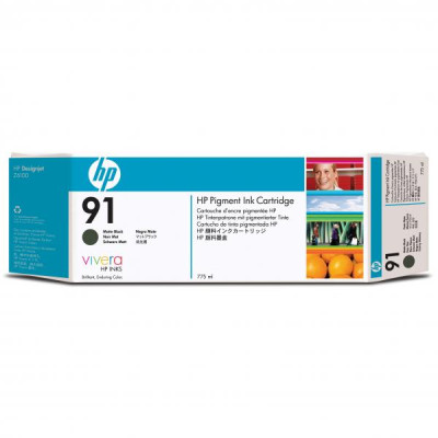 Originální inkoust HP C9464A (91), matně černý, 775 ml