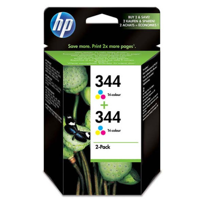 Originální inkoust HP C9505EE (344), barevný, 2 × 14 ml, 2-pack